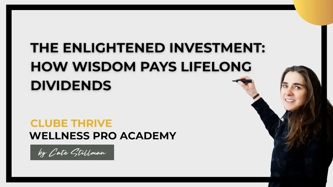 How Wisdom Pays Lifelong Dividends